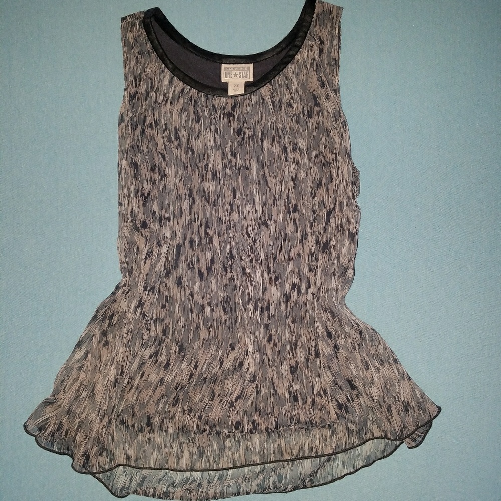 Women's Light Blue Sleeveless Blouse